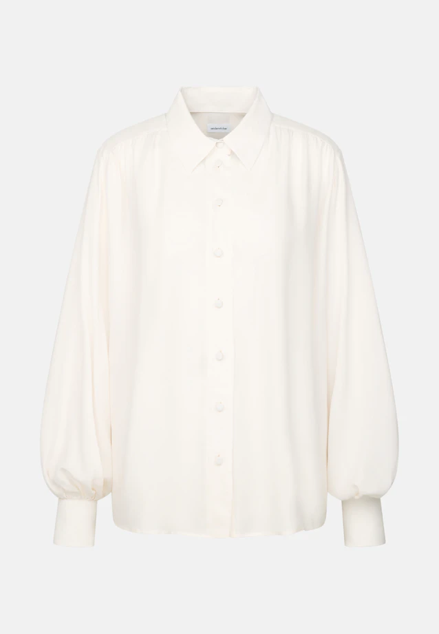 Hemdbluse mit Volumenärmel in Weiß |  Seidensticker Onlineshop