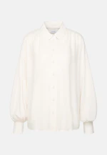 Hemdbluse mit Volumenärmel in Weiß |  Seidensticker Onlineshop
