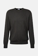 Regular Pull-over Uni in Gris |  Seidensticker Onlineshop