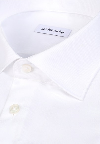 Slim Business shirt Uni in Weiß |  Seidensticker Onlineshop
