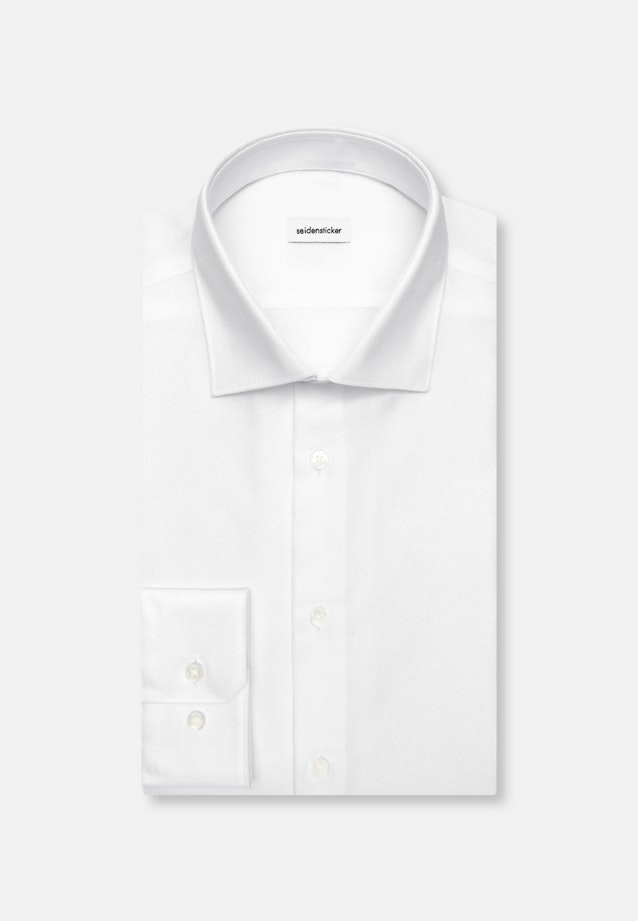 Slim Chemise d'affaires Uni in Blanc |  Seidensticker Onlineshop