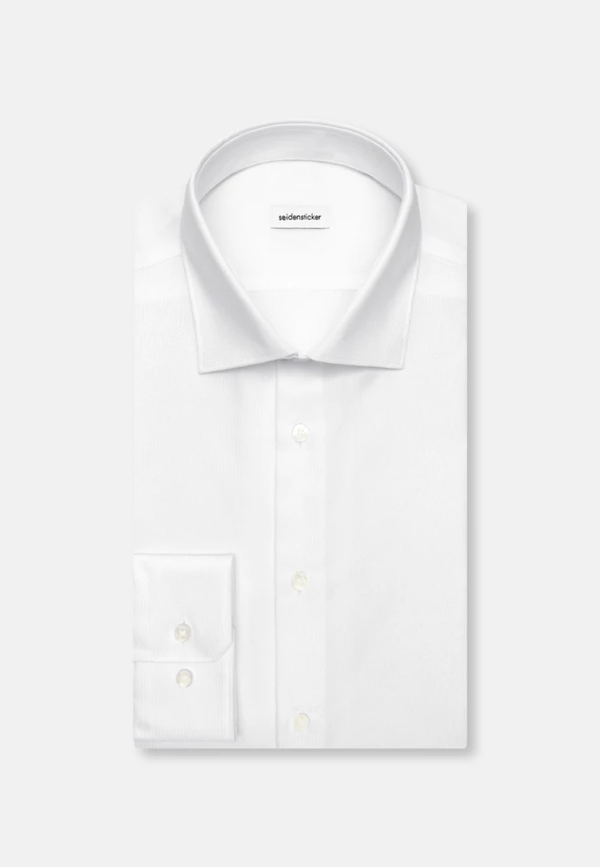 Slim Chemise d'affaires Uni dans Blanc | Boutique en ligne Seidensticker