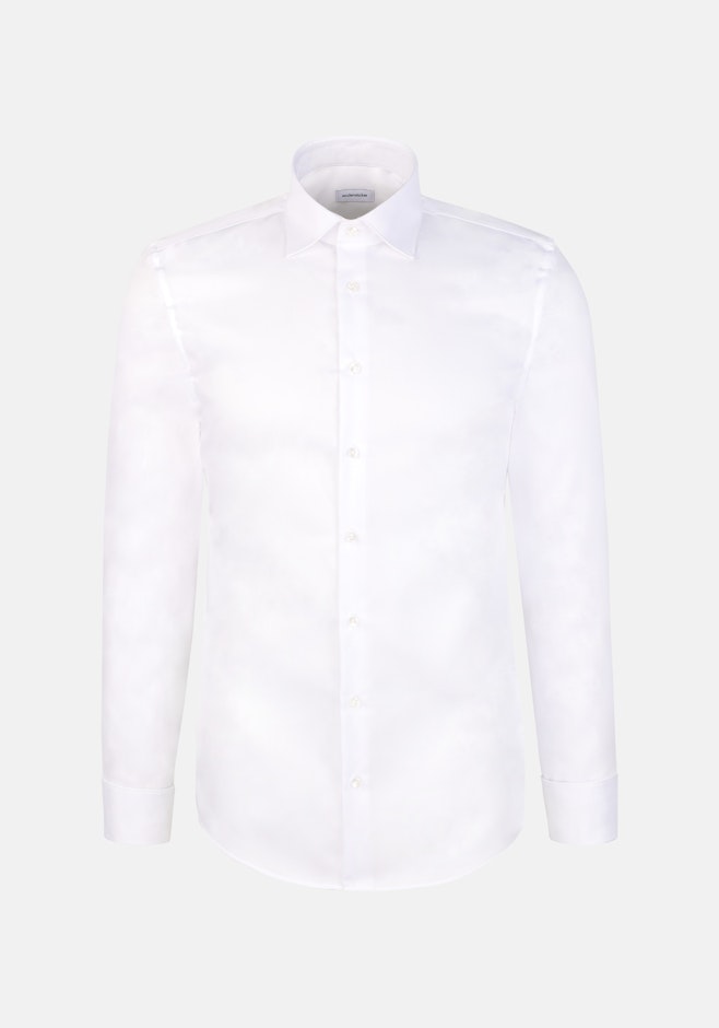Slim Chemise d'affaires Uni dans Blanc | Boutique en ligne Seidensticker