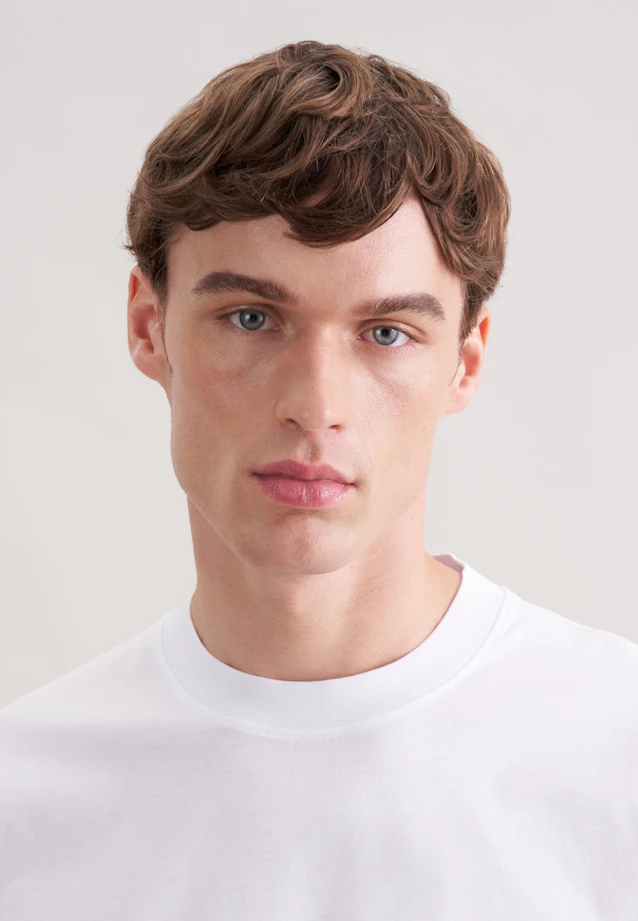 T-shirt Uni in Blanc |  Seidensticker Onlineshop