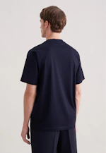 T-Shirt Uni in Dunkelblau |  Seidensticker Onlineshop