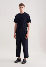 T-Shirt Uni in Dunkelblau |  Seidensticker Onlineshop