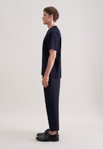 T-shirt Uni in Bleu Foncé |  Seidensticker Onlineshop