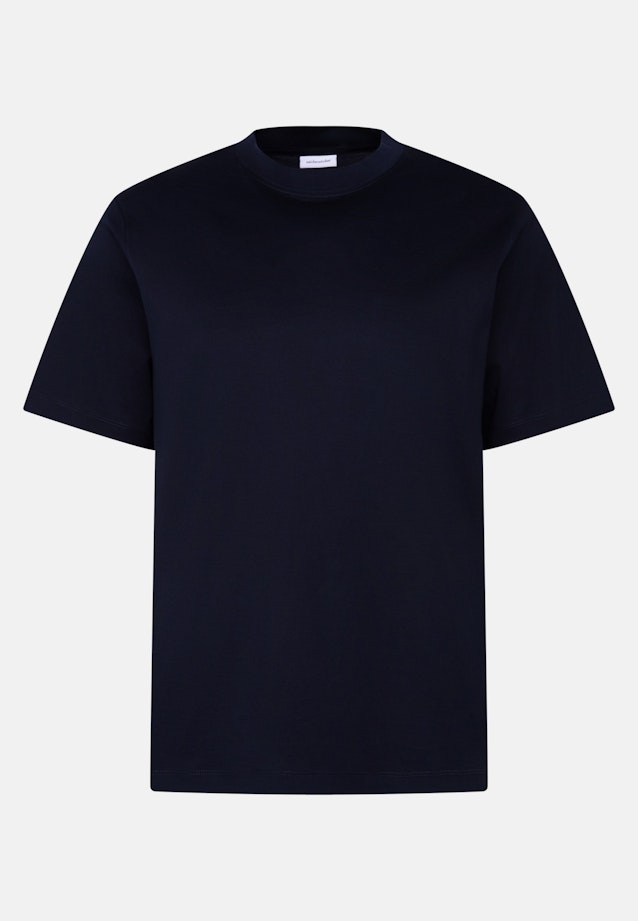 T-shirt Uni in Bleu Foncé |  Seidensticker Onlineshop