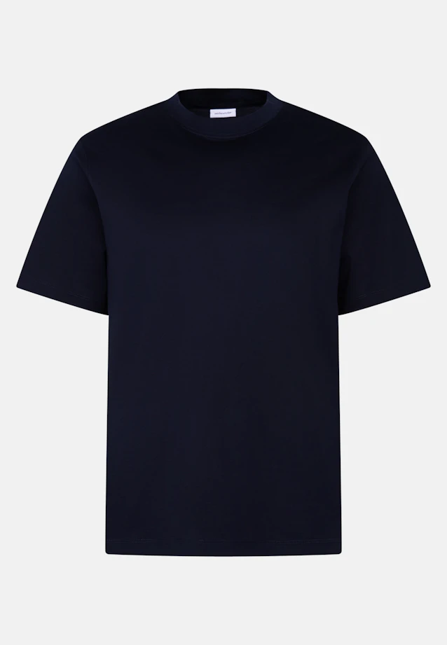 T-Shirt Uni in Dunkelblau |  Seidensticker Onlineshop