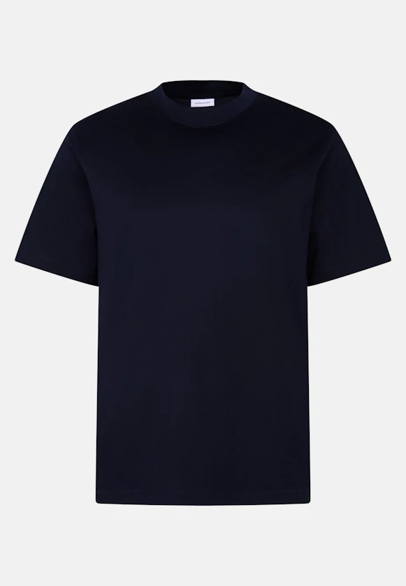 T-Shirt Uni in Dunkelblau |  Seidensticker Onlineshop
