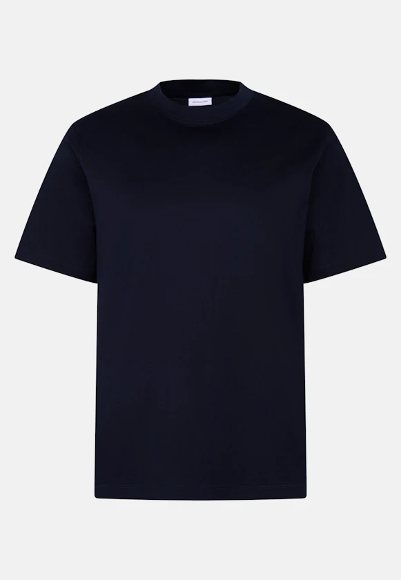 T-Shirt Uni in Dunkelblau |  Seidensticker Onlineshop