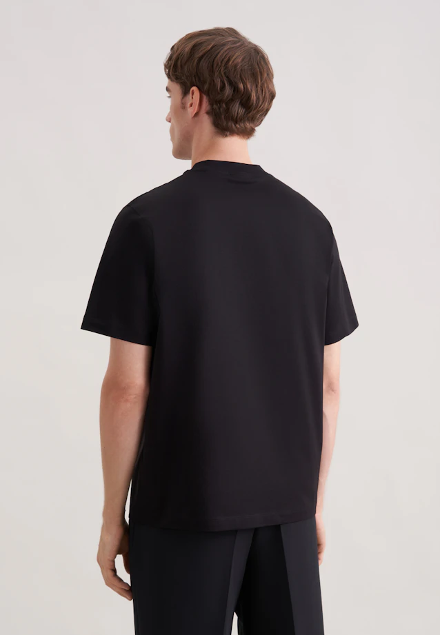 T-Shirt Uni in Schwarz |  Seidensticker Onlineshop