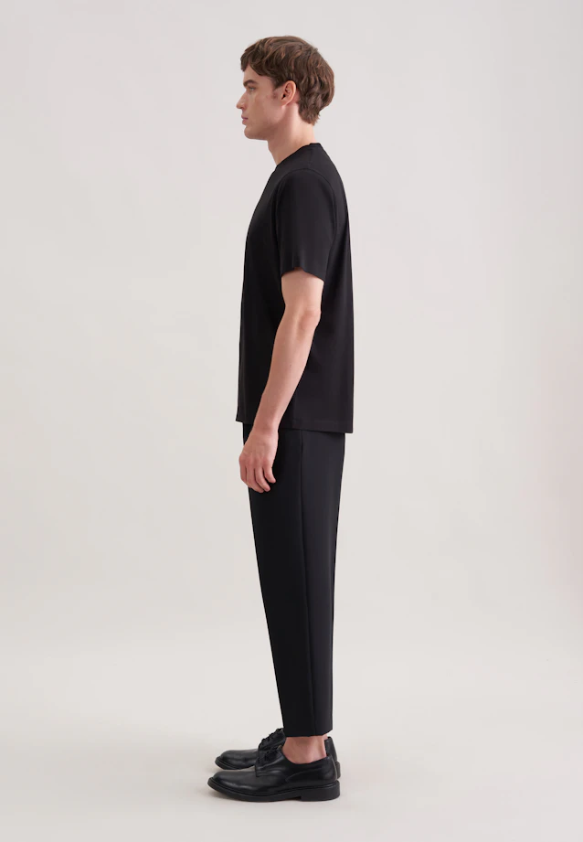 T-Shirt Uni in Schwarz |  Seidensticker Onlineshop