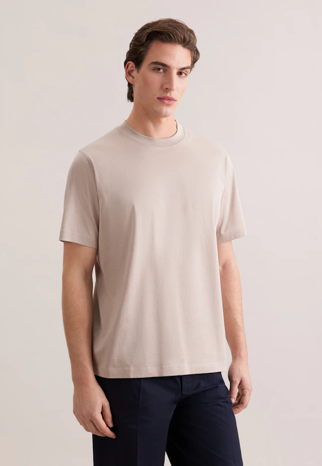 T-Shirt Uni in Beige |  Seidensticker Onlineshop