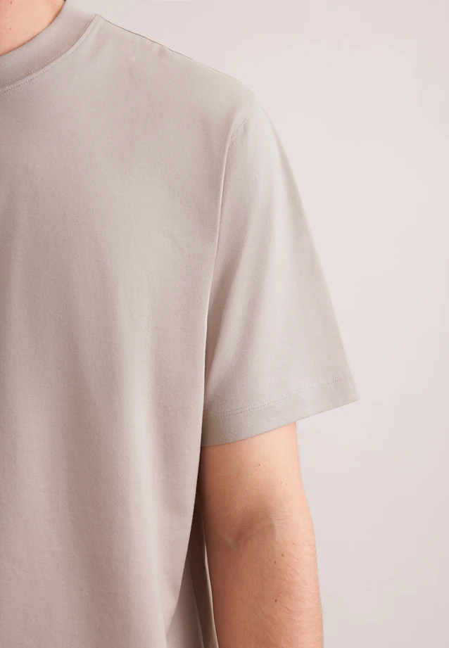 T-Shirt Uni in Beige |  Seidensticker Onlineshop