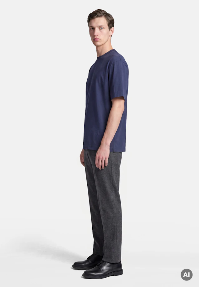 T-Shirt Uni in Grau |  Seidensticker Onlineshop