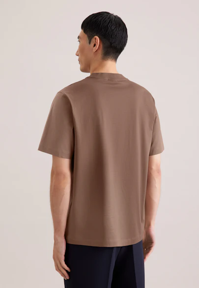 T-Shirt Uni in Braun |  Seidensticker Onlineshop