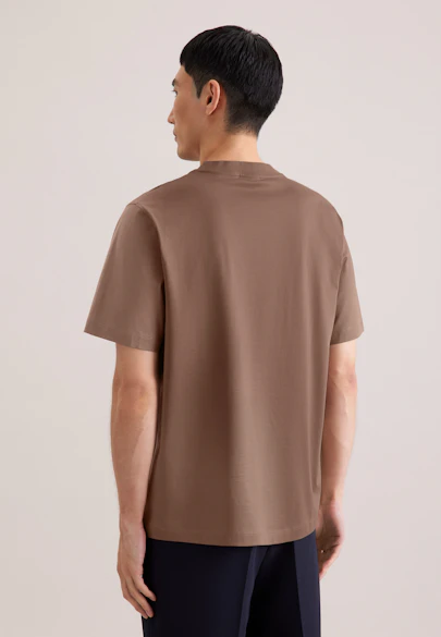 T-Shirt Uni in Braun |  Seidensticker Onlineshop