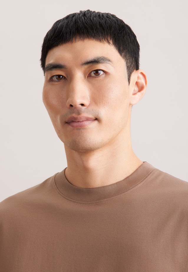 T-shirt Uni in Marron |  Seidensticker Onlineshop