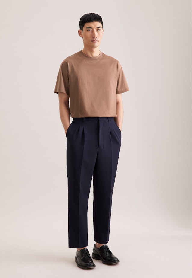 T-shirt Uni in Marron |  Seidensticker Onlineshop