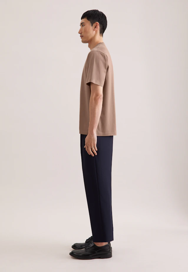T-Shirt Uni in Braun |  Seidensticker Onlineshop