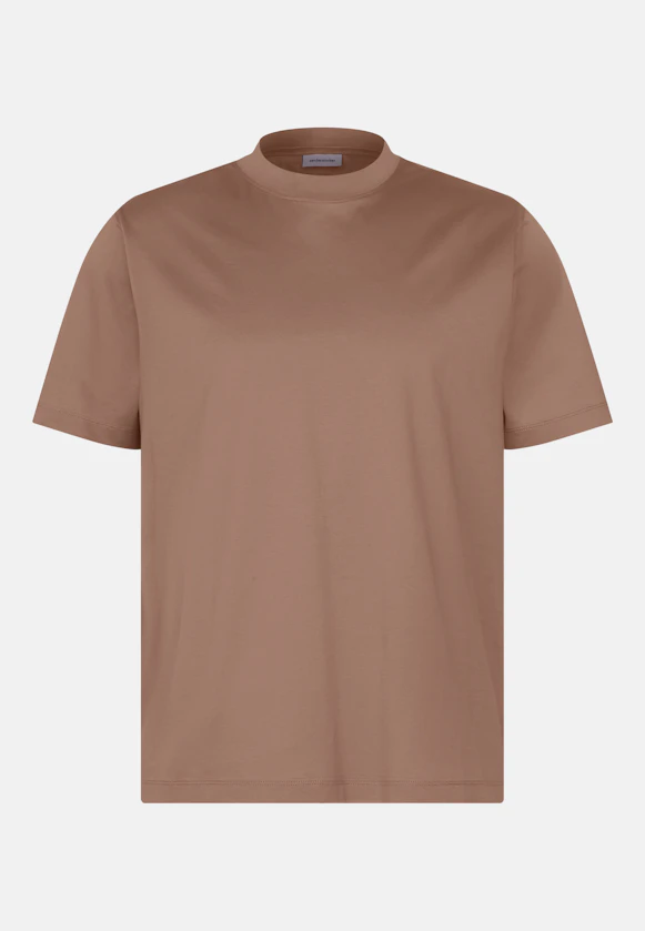 T-Shirt Uni in Braun |  Seidensticker Onlineshop