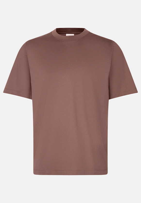 T-shirt Uni in Marron |  Seidensticker Onlineshop