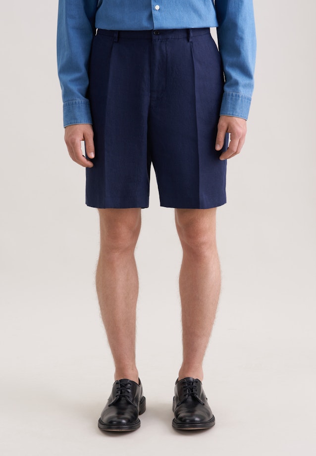 Regular Shorts Uni in Dunkelblau |  Seidensticker Onlineshop