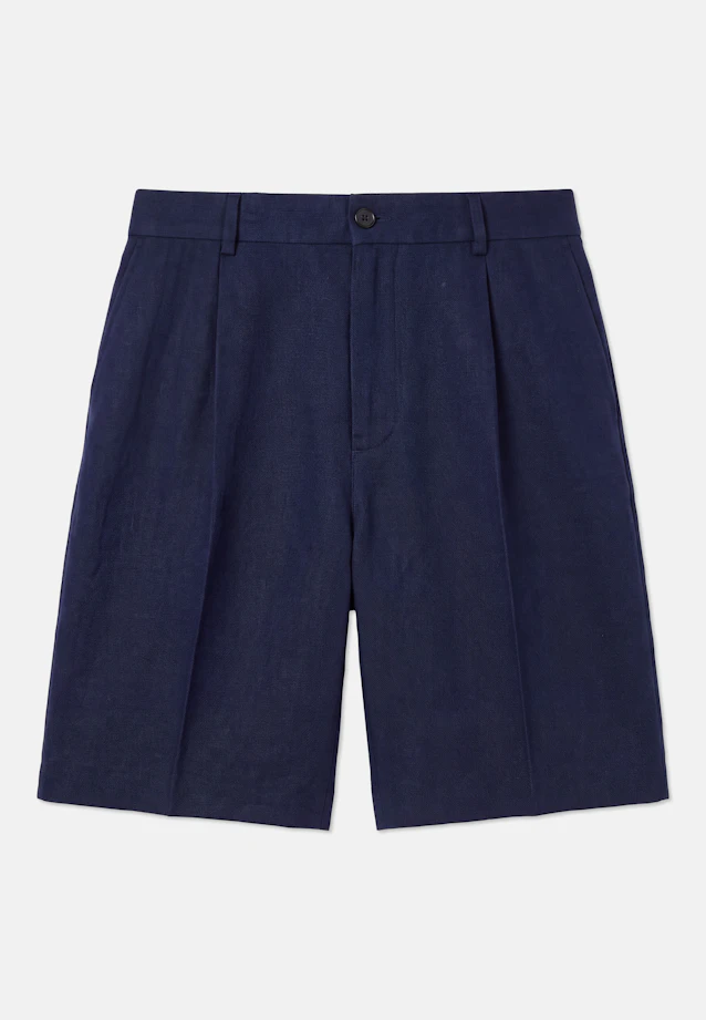 Regular Shorts Uni in Dunkelblau |  Seidensticker Onlineshop
