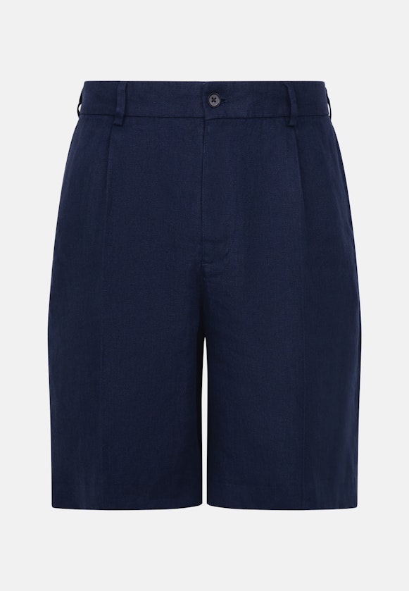 Regular Shorts Uni in Dunkelblau |  Seidensticker Onlineshop