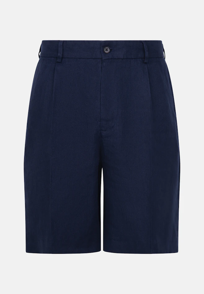 Regular Shorts Uni dans Bleu Foncé | Boutique en ligne Seidensticker