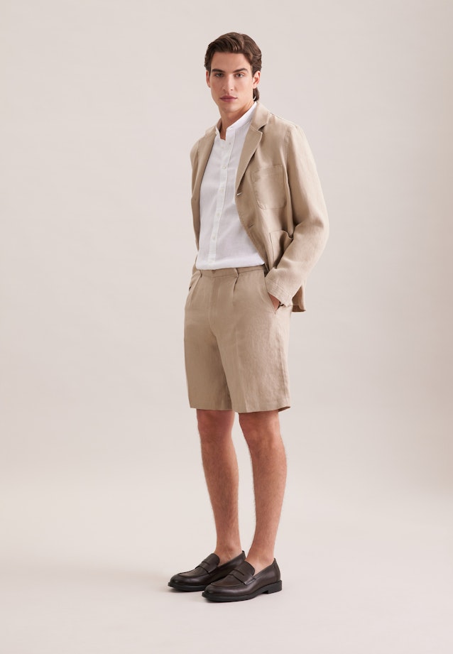 Regular Shorts Uni in Beige |  Seidensticker Onlineshop