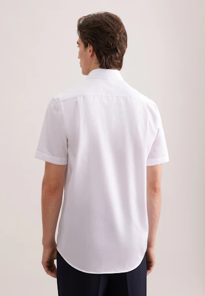 Regular Chemise d'affaires Uni in Blanc | Seidensticker Onlineshop