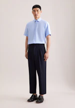 Regular Business shirt Uni in Mittelblau |  Seidensticker Onlineshop