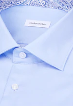 Regular Business shirt Uni in Mittelblau |  Seidensticker Onlineshop