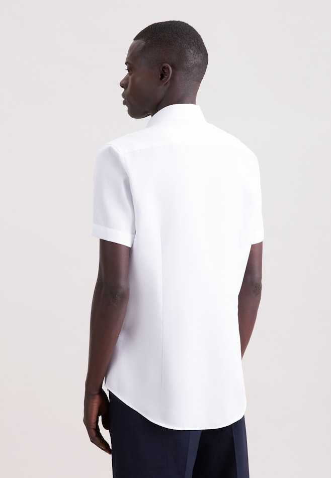 Slim Business Hemd Struktur in Weiß | Seidensticker Onlineshop