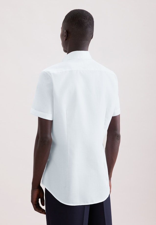 Shaped Business Hemd Struktur in Weiß |  Seidensticker Onlineshop