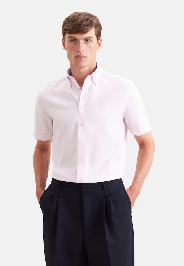 Shaped Business shirt Structure in Rosa |  Seidensticker Onlineshop