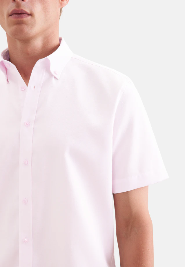 Shaped Business Hemd Struktur in Rosa |  Seidensticker Onlineshop
