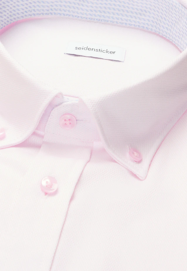 Shaped Business Hemd Struktur in Rosa |  Seidensticker Onlineshop
