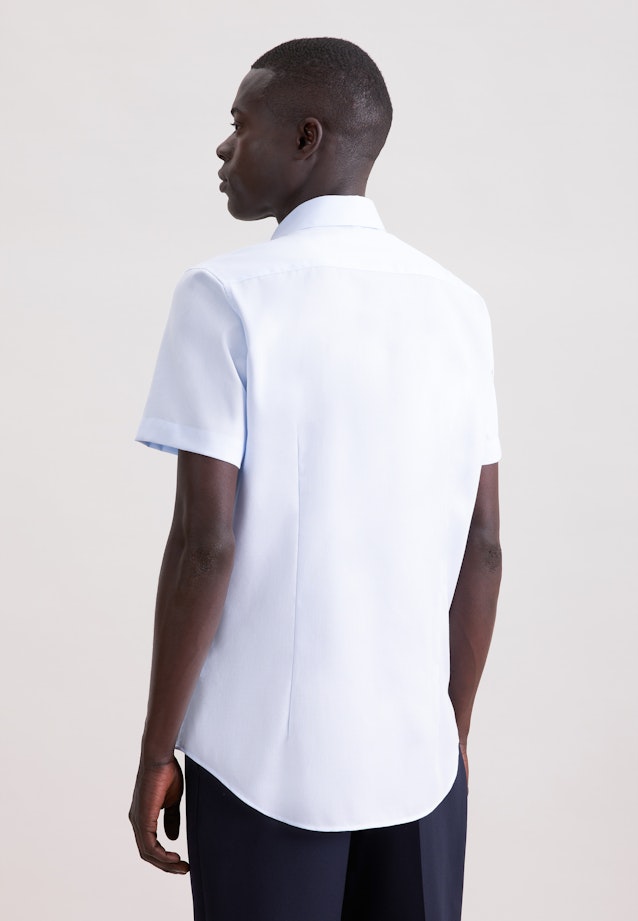 Shaped Chemise d'affaires Structure in Bleu Clair |  Seidensticker Onlineshop