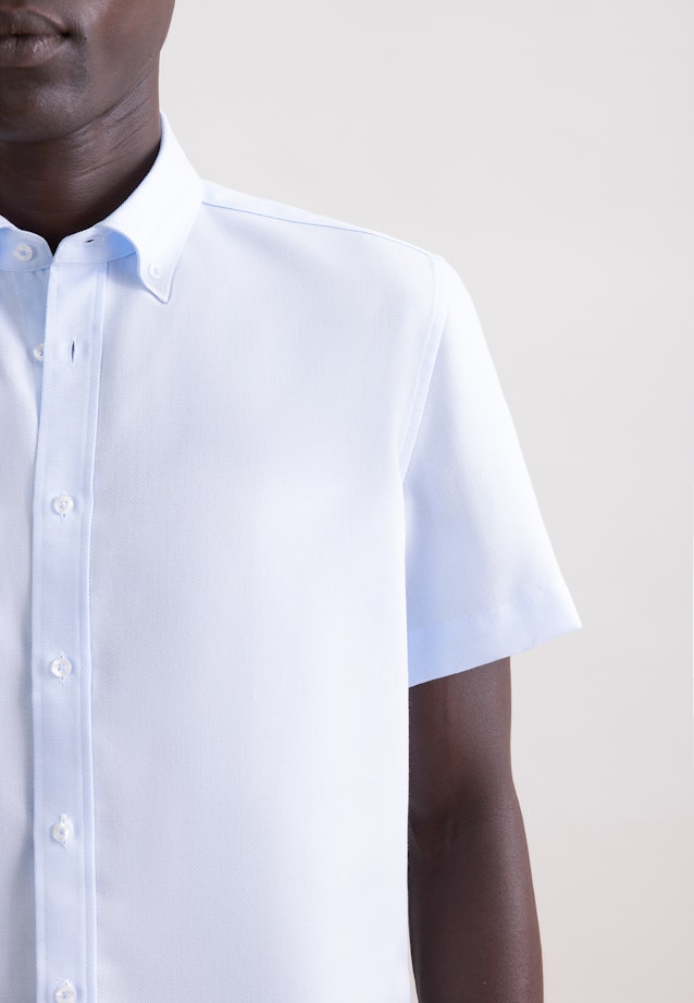 Shaped Chemise d'affaires Structure in Bleu Clair |  Seidensticker Onlineshop