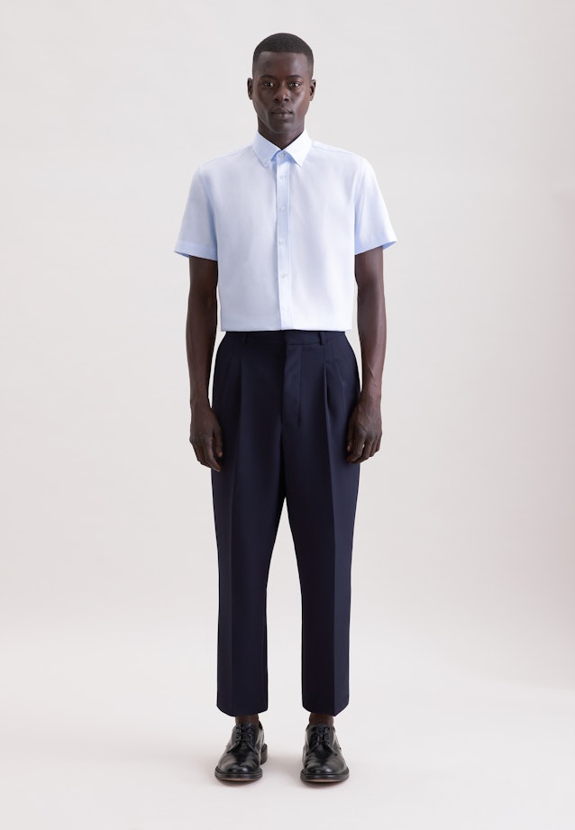 Shaped Chemise d'affaires Structure in Bleu Clair |  Seidensticker Onlineshop