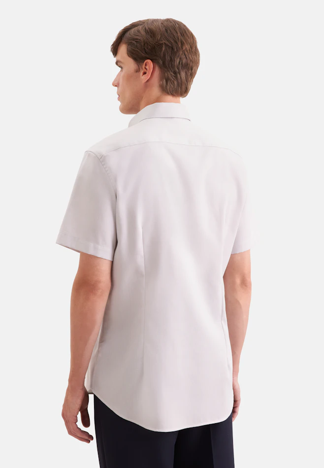 Shaped Business Hemd Struktur in Beige | Seidensticker Onlineshop