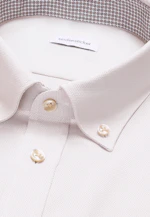 Shaped Business Hemd Struktur in Beige |  Seidensticker Onlineshop