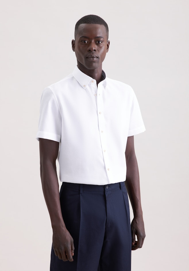 Shaped Business Hemd Struktur in Weiß | Seidensticker Onlineshop