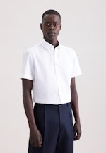 Shaped Business Hemd Struktur in Weiß |  Seidensticker Onlineshop