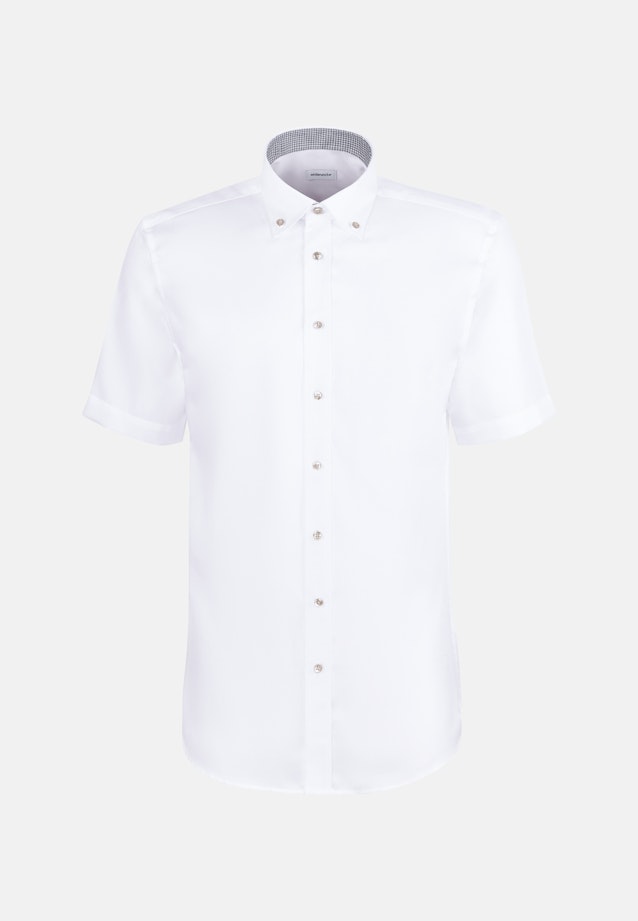 Shaped Business Hemd Struktur in Weiß |  Seidensticker Onlineshop