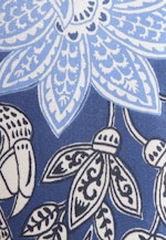 Satiniertes Raglankleid mit Schleifendetails und Taillengürtel in Mittelblau |  Seidensticker Onlineshop