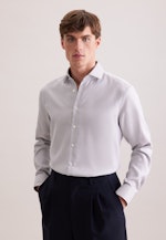 Regular Business Hemd Struktur in Beige |  Seidensticker Onlineshop